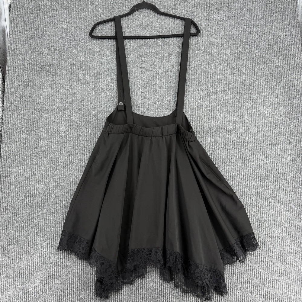 Allegra K womens large goth fairy grunge suspender skirt lace hem jumper dress - Picture 3 of 9